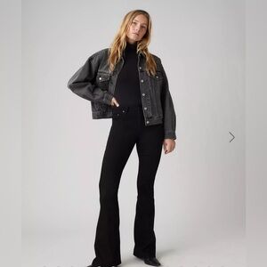 LEVI’S 726 Sz 31 Black Flared Jeans NEW WITH TAGS